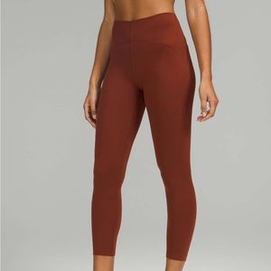 Lululemon Instill Leggings Tights 25” Size 4 - Date Brown